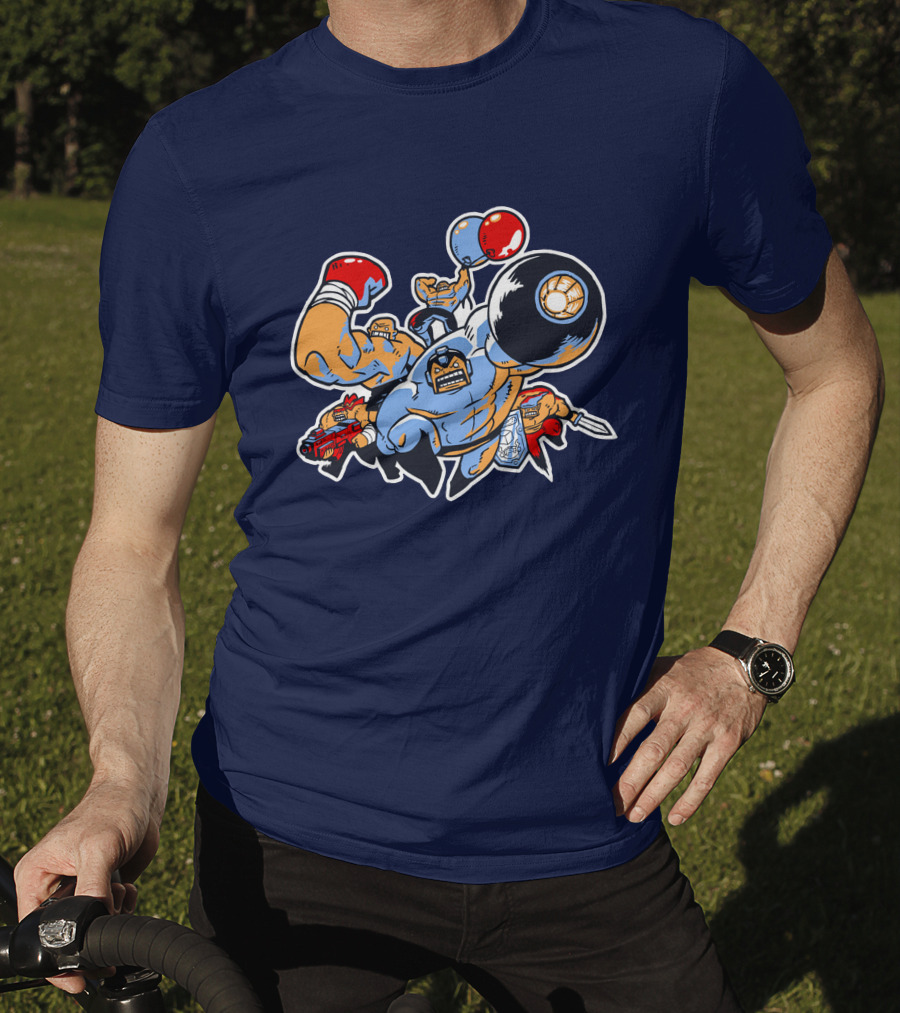 Abobo's Big Adventure Retro Pixel Brawler Compilation T-Shirt