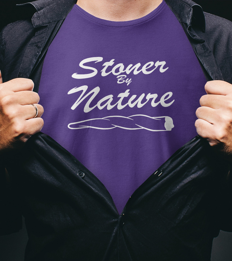 Ymh Merch Stoner By Nature Rolling Joint T-Shirt
