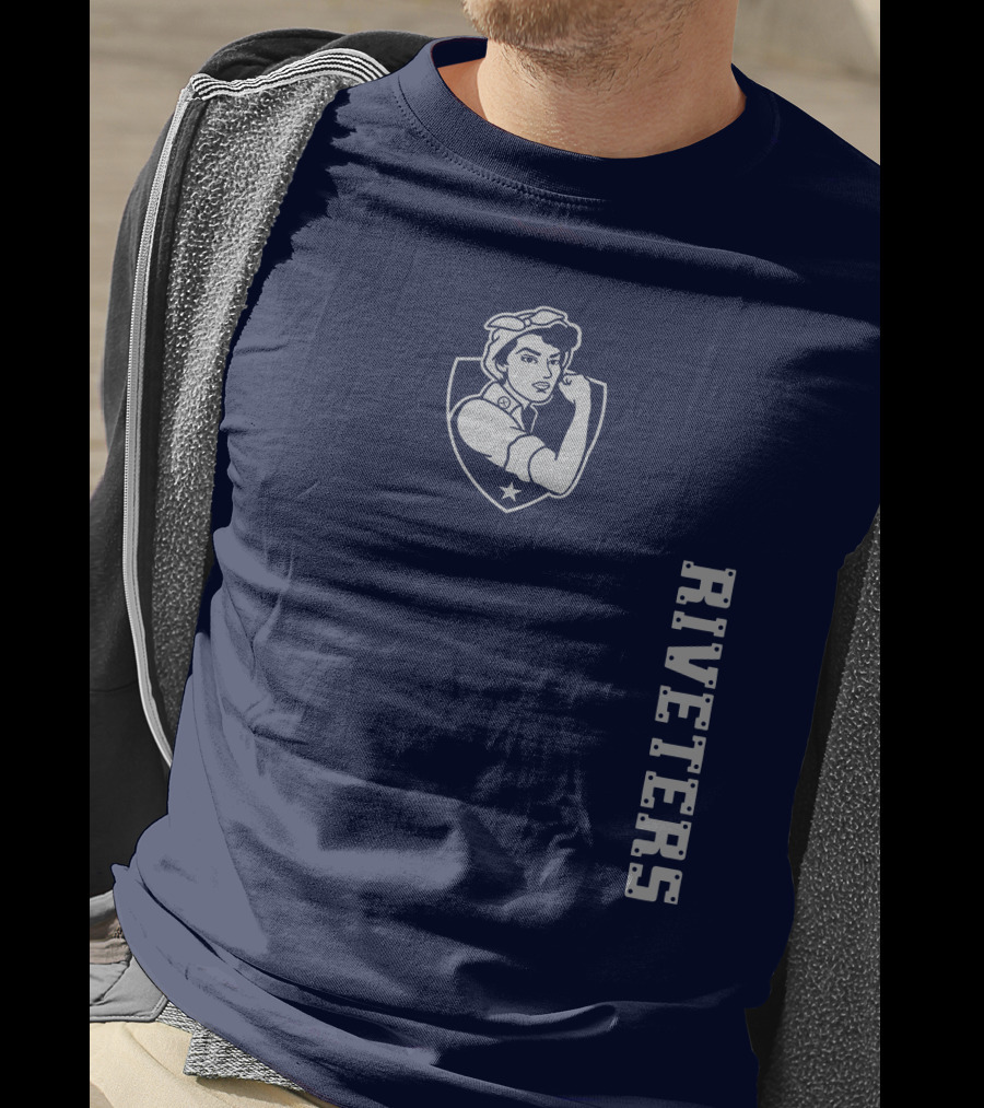 Steel Stretch Riveters Rivetershockeyshop Rosie The Riveter T-Shirt