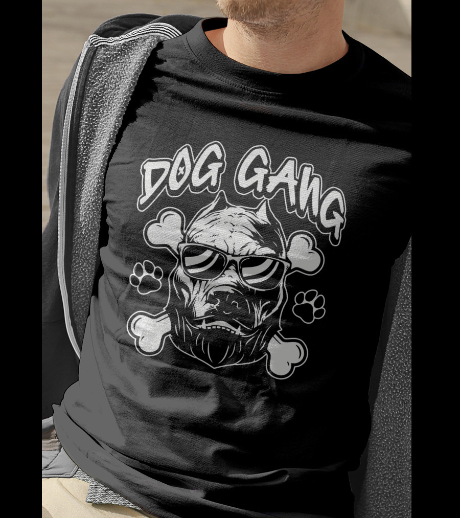 Ginger Billy Merch Dog Gang Bone And Paw T-Shirt