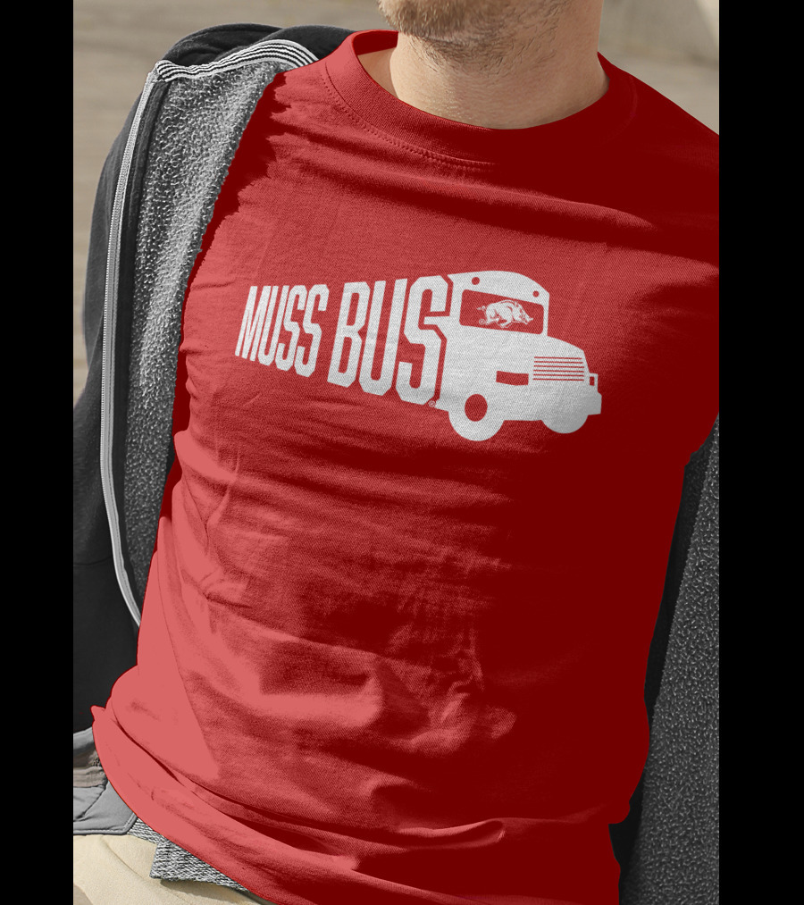 Muss Bus Eric Musselman Arkansas Razorbacks T-Shirt