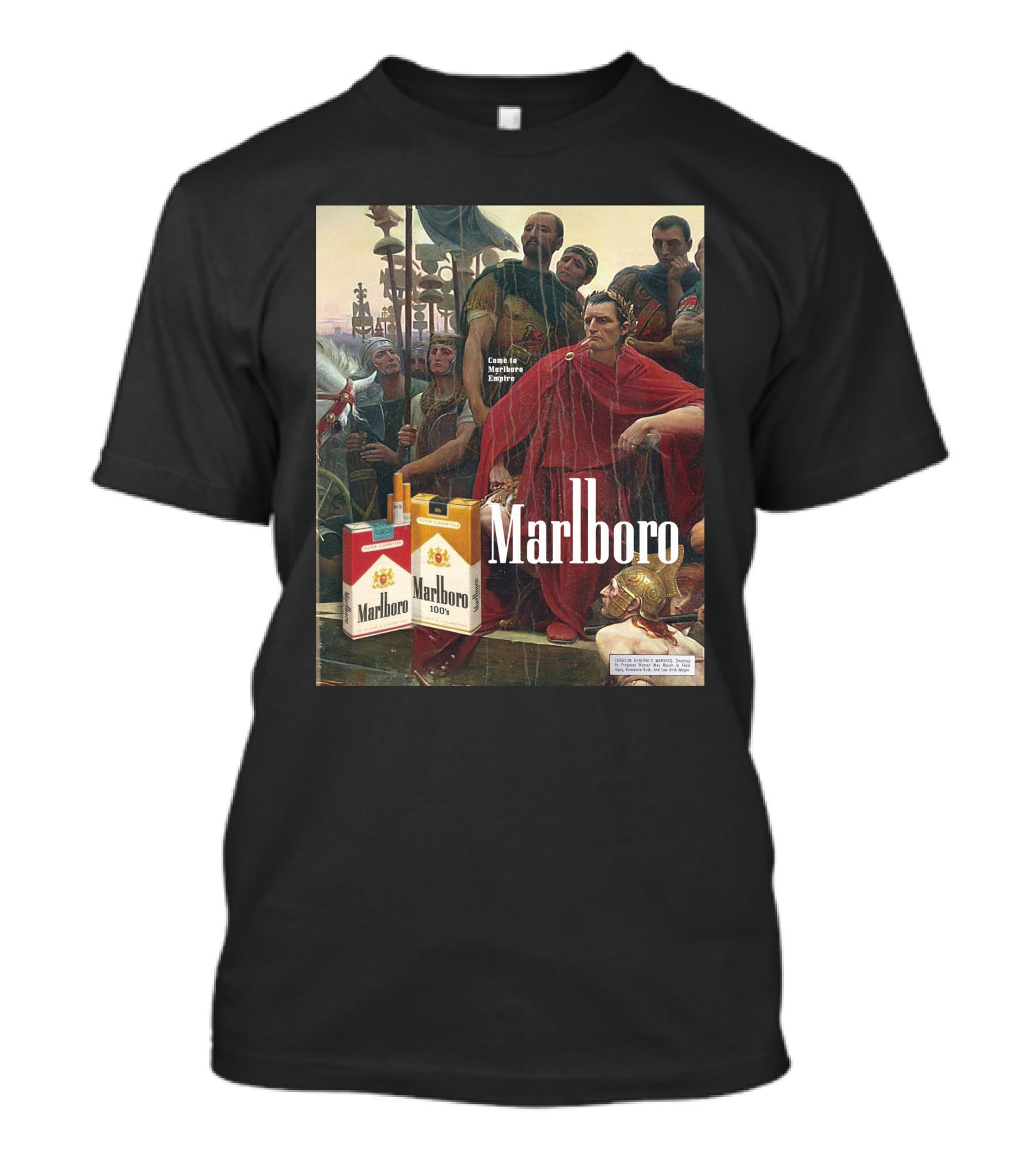 MarlboroManCo Come To Marlboro Empire Roman Soldiers Marlboro Packs T-Shirt