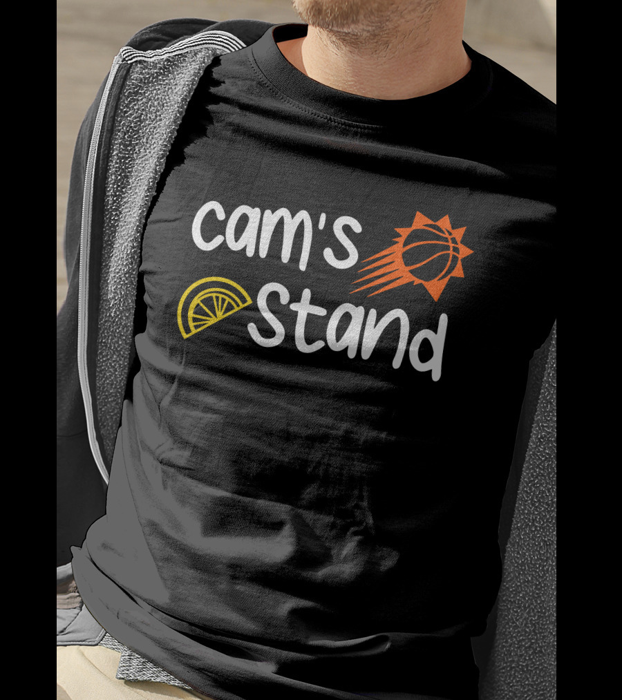 Cam's Stand Lemonade Basketball Team T-Shirt