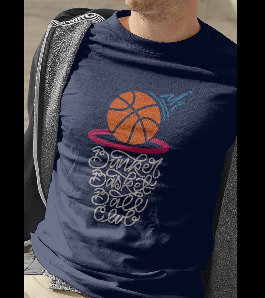 Bunker Branding Basketball Club Ball Net Script T-Shirt