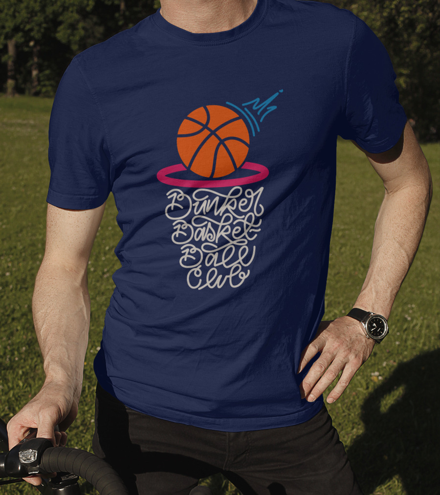 Bunker Branding Basketball Club Ball Net Script T-Shirt