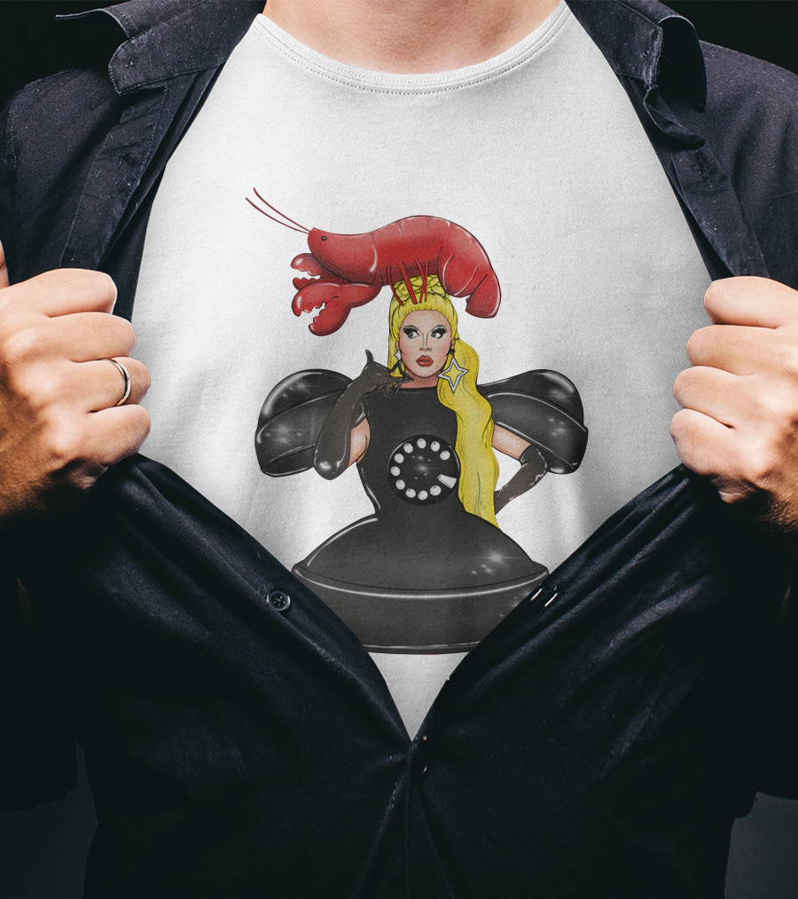 Cheryl Hole Merchandise Cheryl Hole Lobster Dress Iconic Look T-Shirt