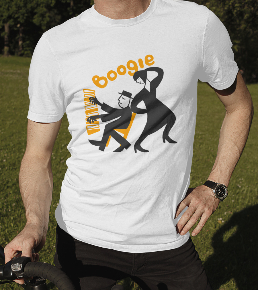 Woogie Boogie Music Dance Energetic Movement T-Shirt