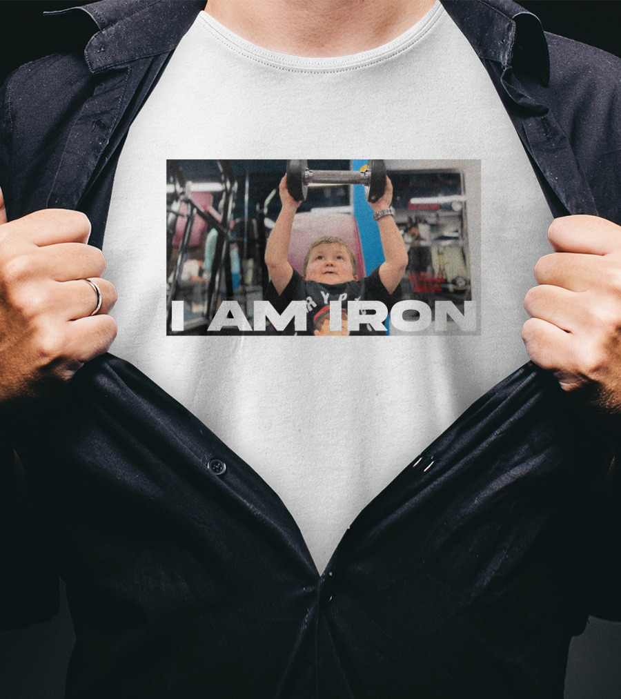 Hasbulla Merch I Am Iron Hasbulla Gym Workout T-Shirt