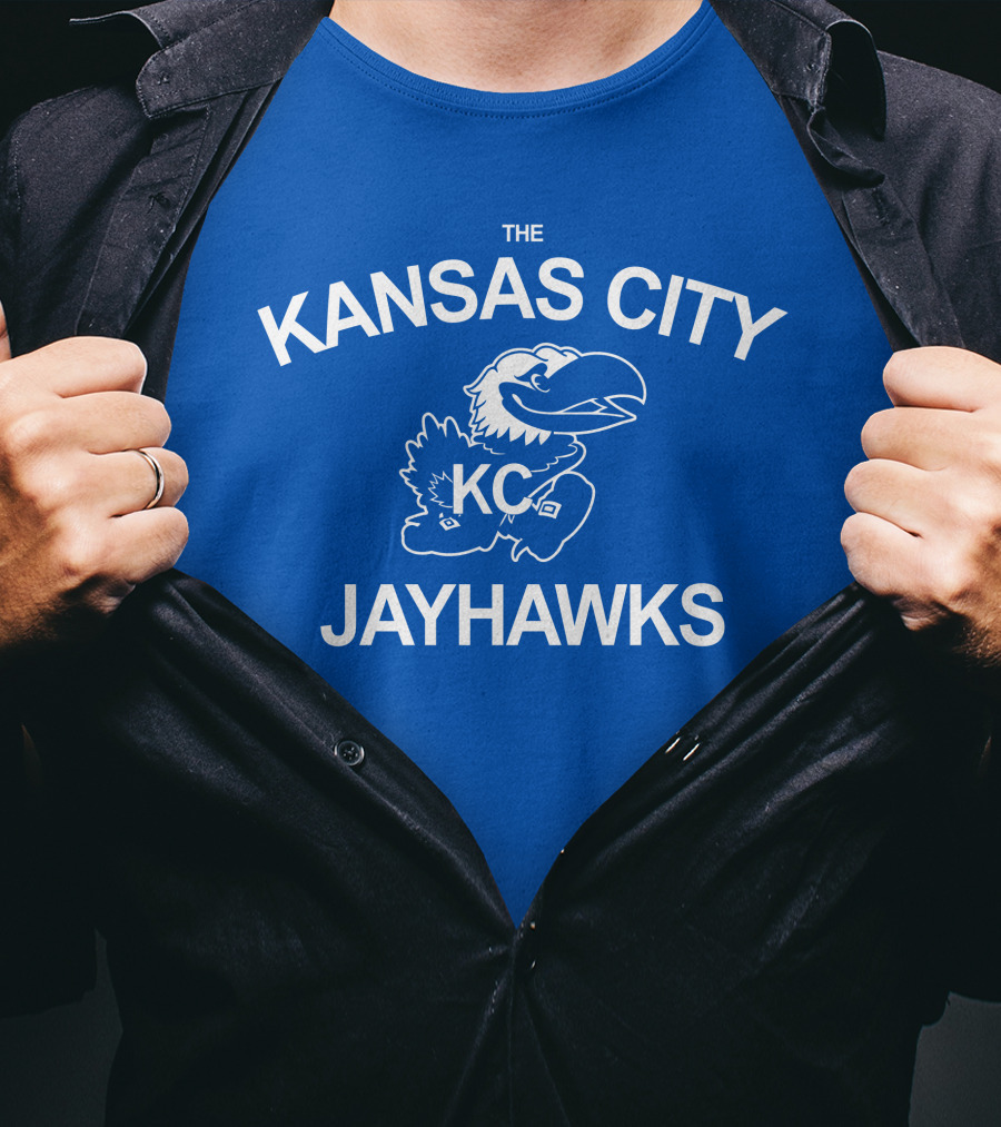 The Kansas City Jayhawks KC Raygun Clothing T-Shirt