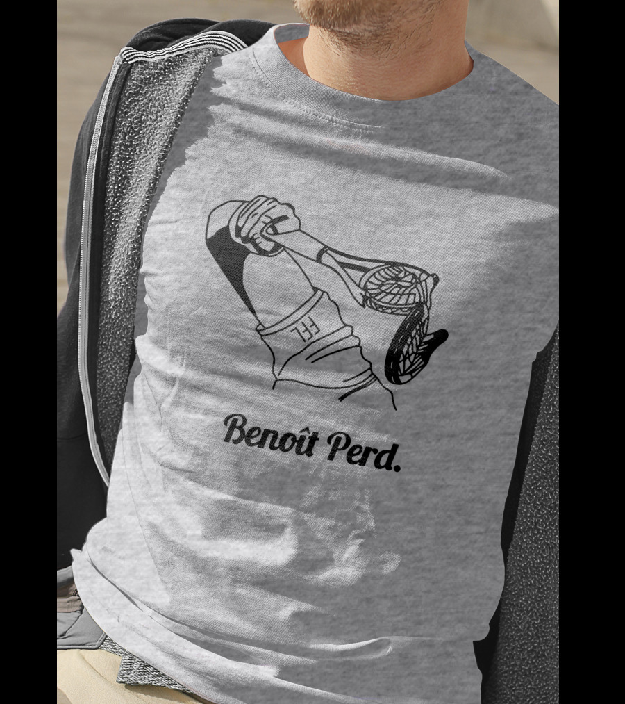 Benoît Perd Ffl Lose Merchandise Tennis Racket Image T-Shirt