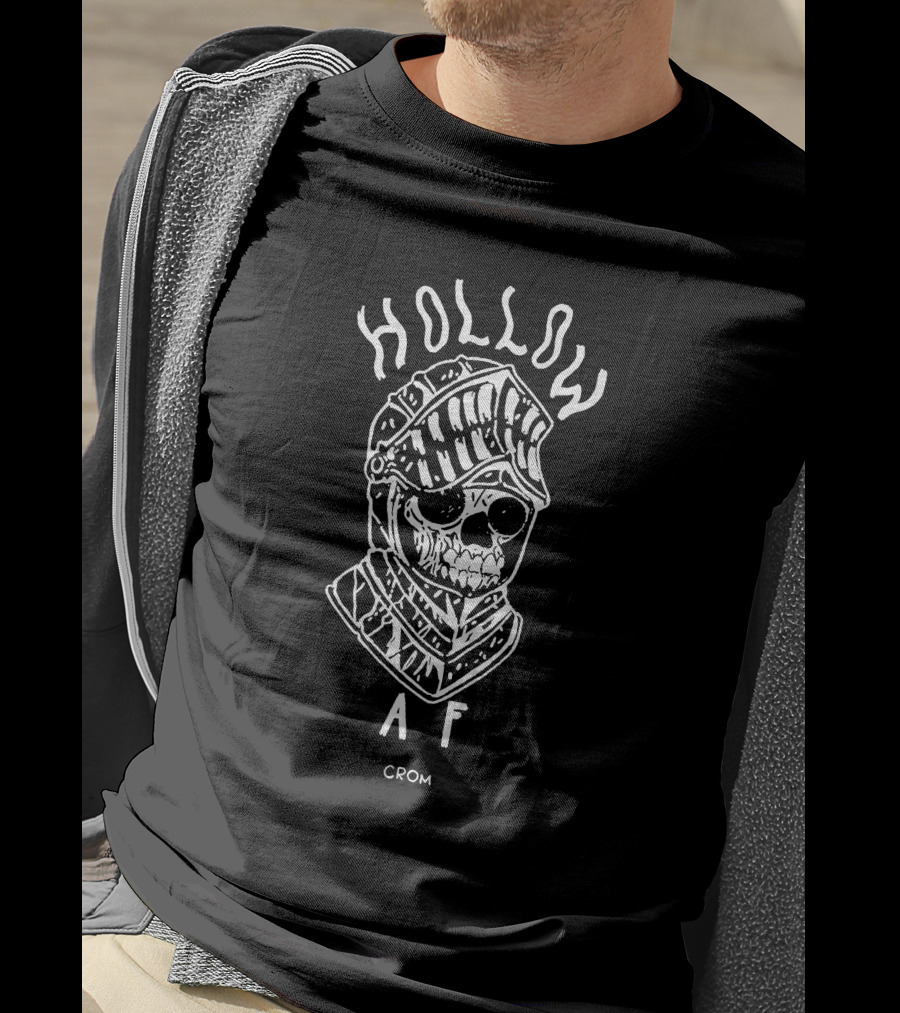 Crom Hollow AF Skull Knight T-Shirt