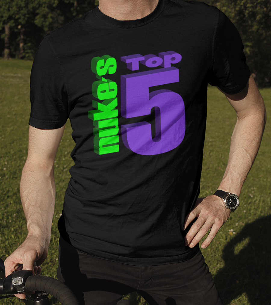 Nukestop5 Nuke's Top 5 Logo Merch T-Shirt