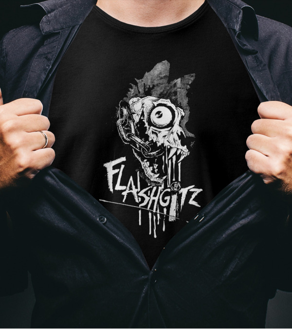 Flashgitz Lupus Mortem Wolf Skull T-Shirt