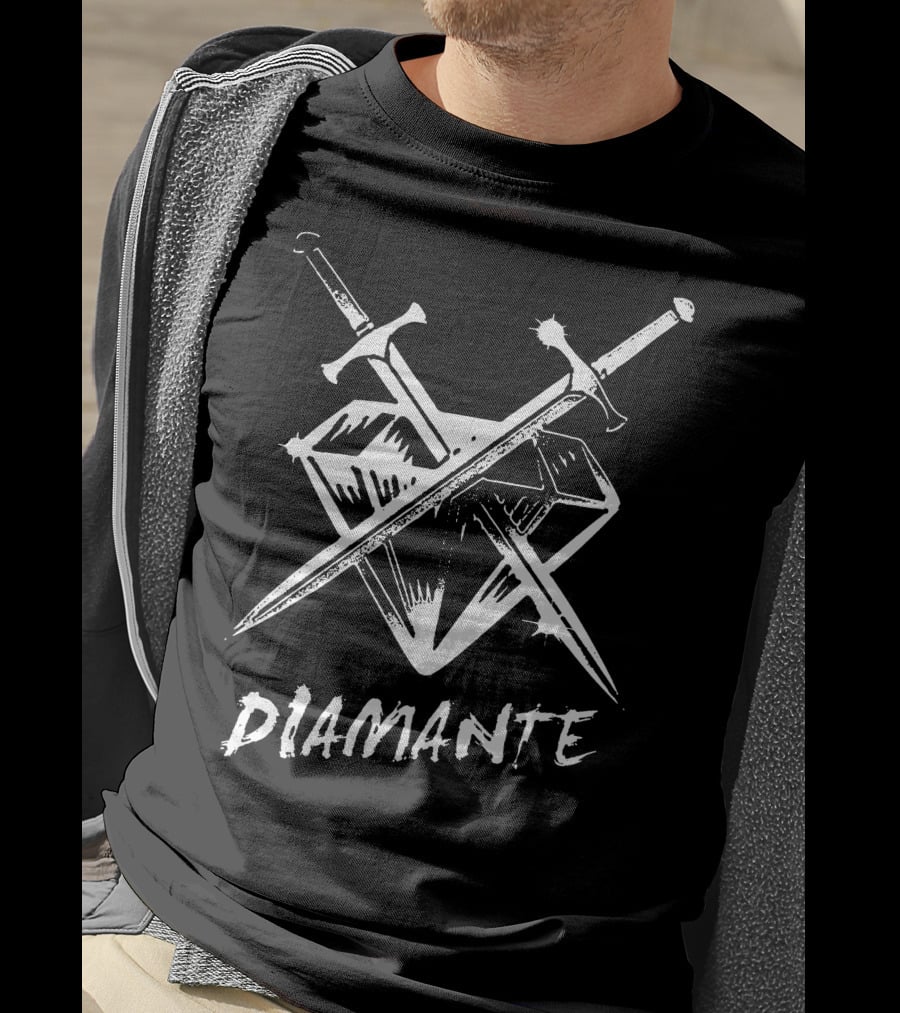 Diamante Retro Neon Vibe T-Shirt