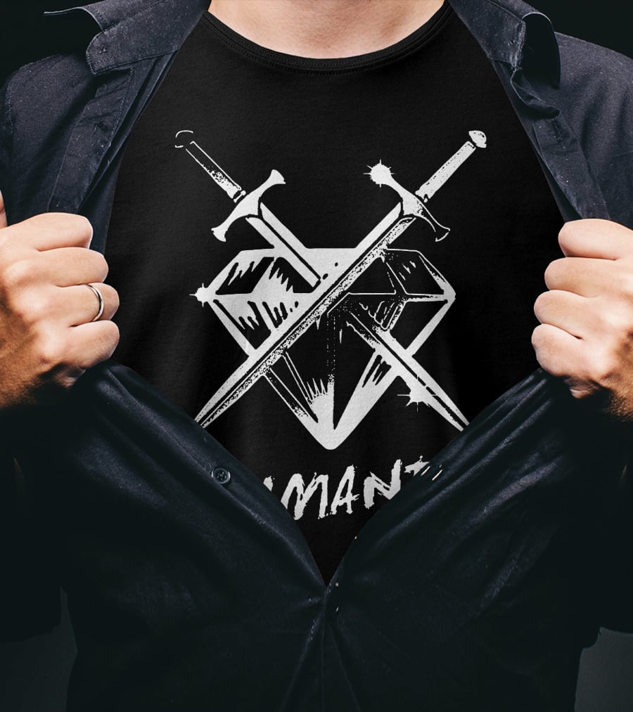 Diamante Retro Neon Vibe T-Shirt