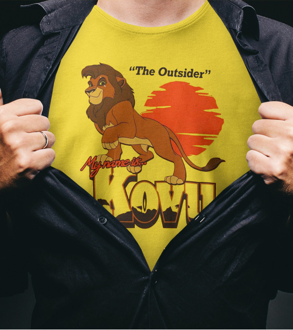 The Outsider My Name Is Kovu Lion King Character T-Shirt