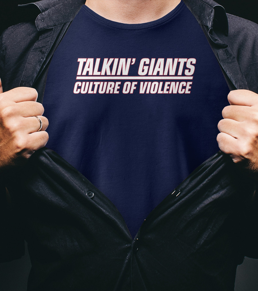 Jomboy Media Talkin' Giants Culture Of Violence T-Shirt