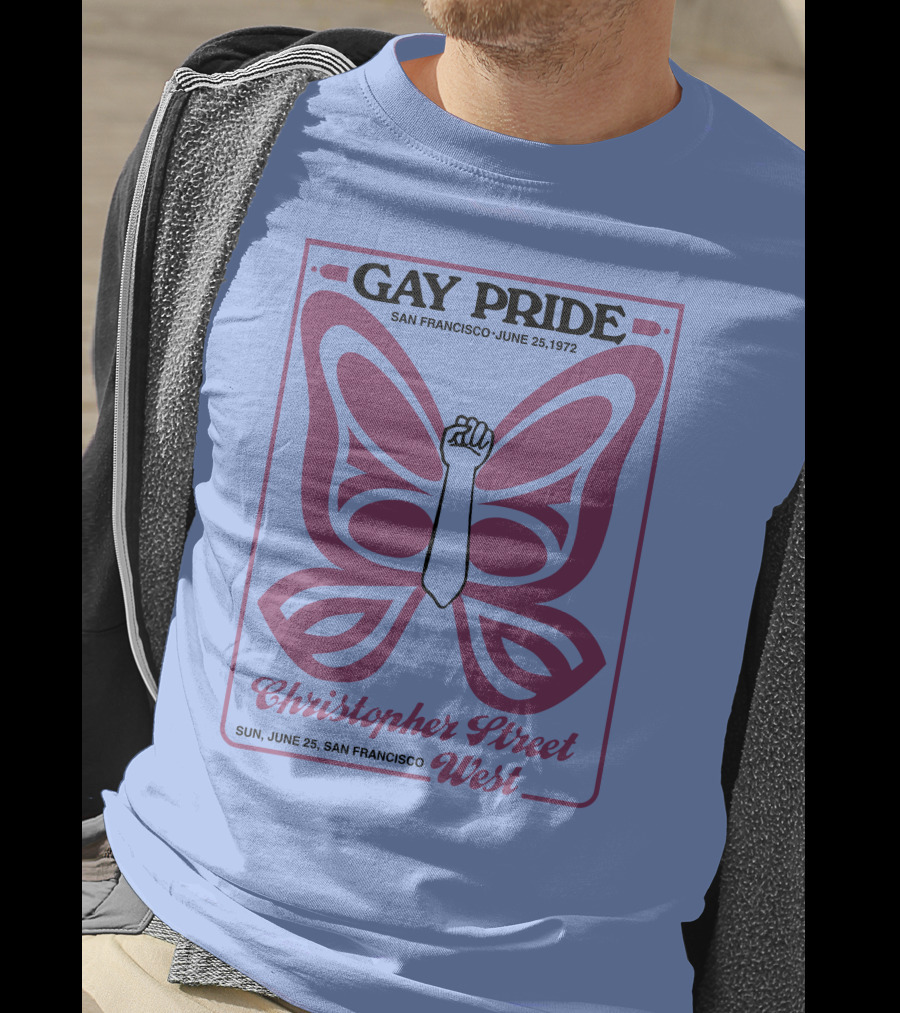 Gay Pride San Francisco June 25 1972 Christopher Street West T-Shirt