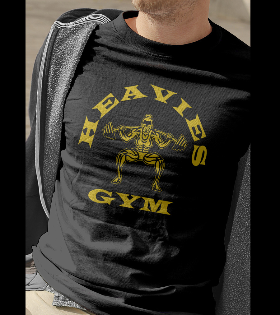 Andrew Schulz Heavies Gym Weightlifter T-Shirt