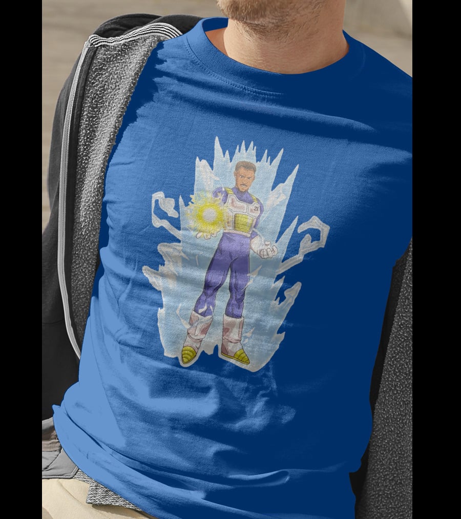 Josh Robbins Daniel Gafford Vegeta Super Saiyan Dragon Ball Z Power-Up T-Shirt