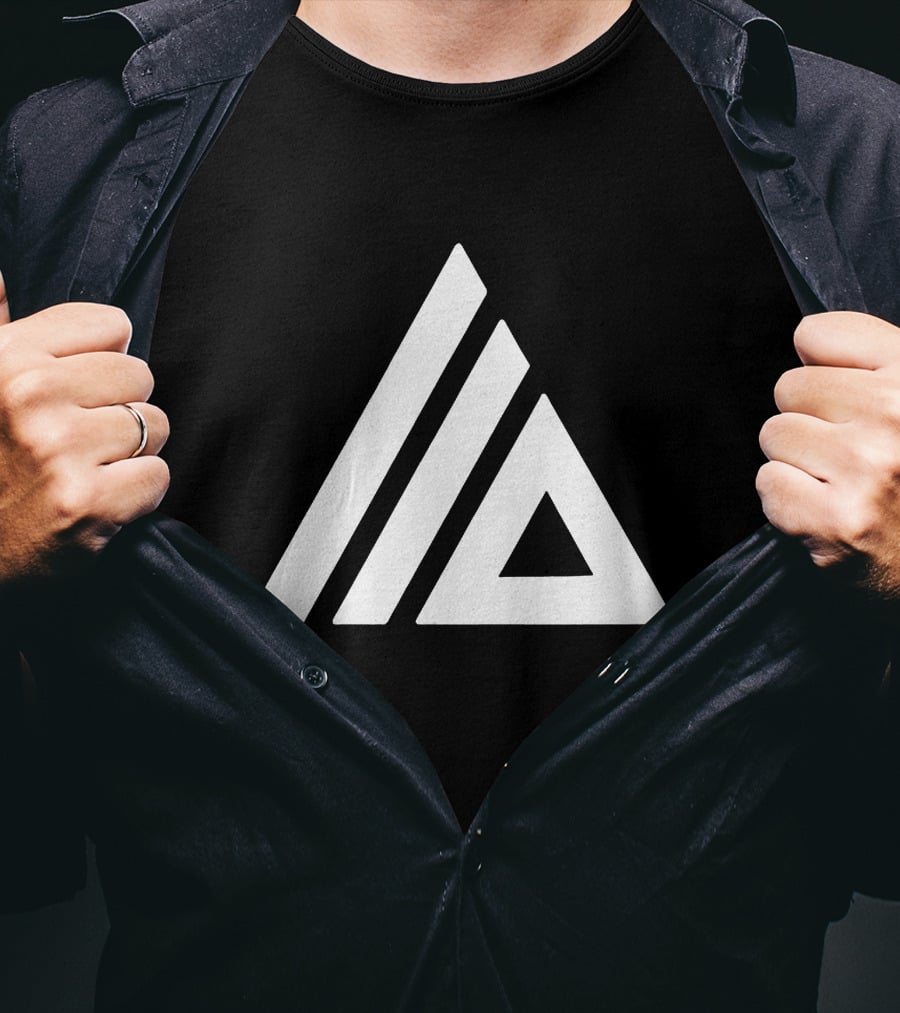 ATLiens Logo Triangular Stripes T-Shirt