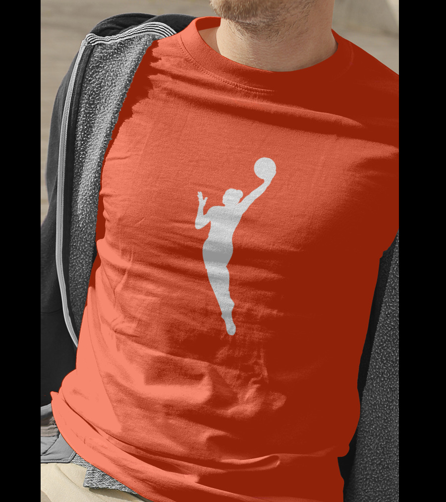 WNBA Orange Basketball T-Shirt