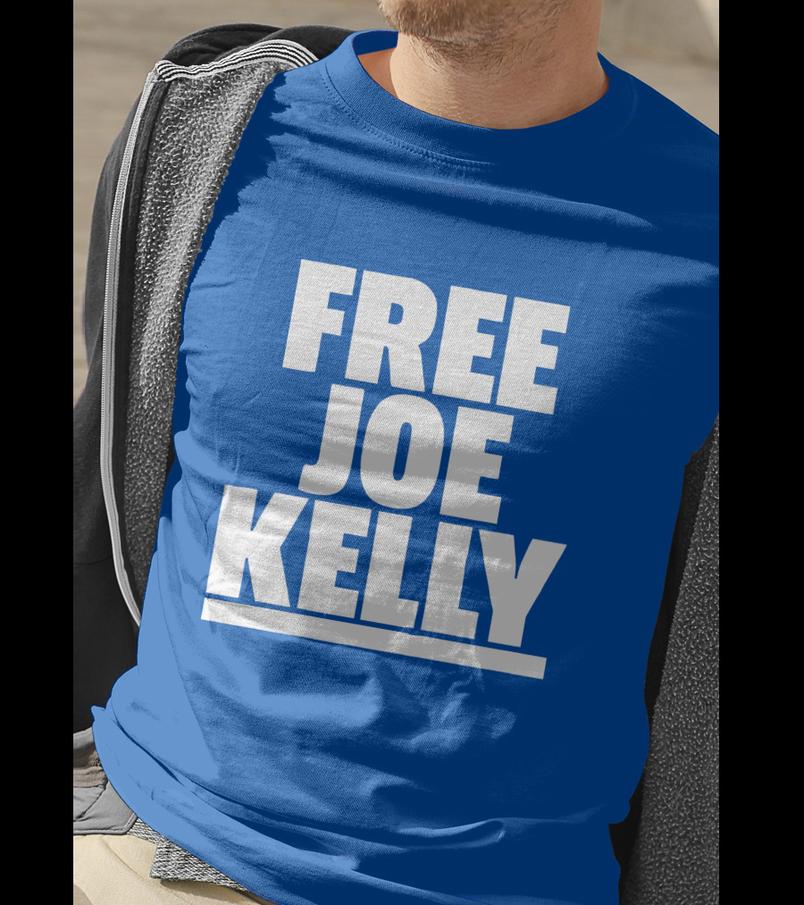 Free Joe Kelly Blue T-Shirt