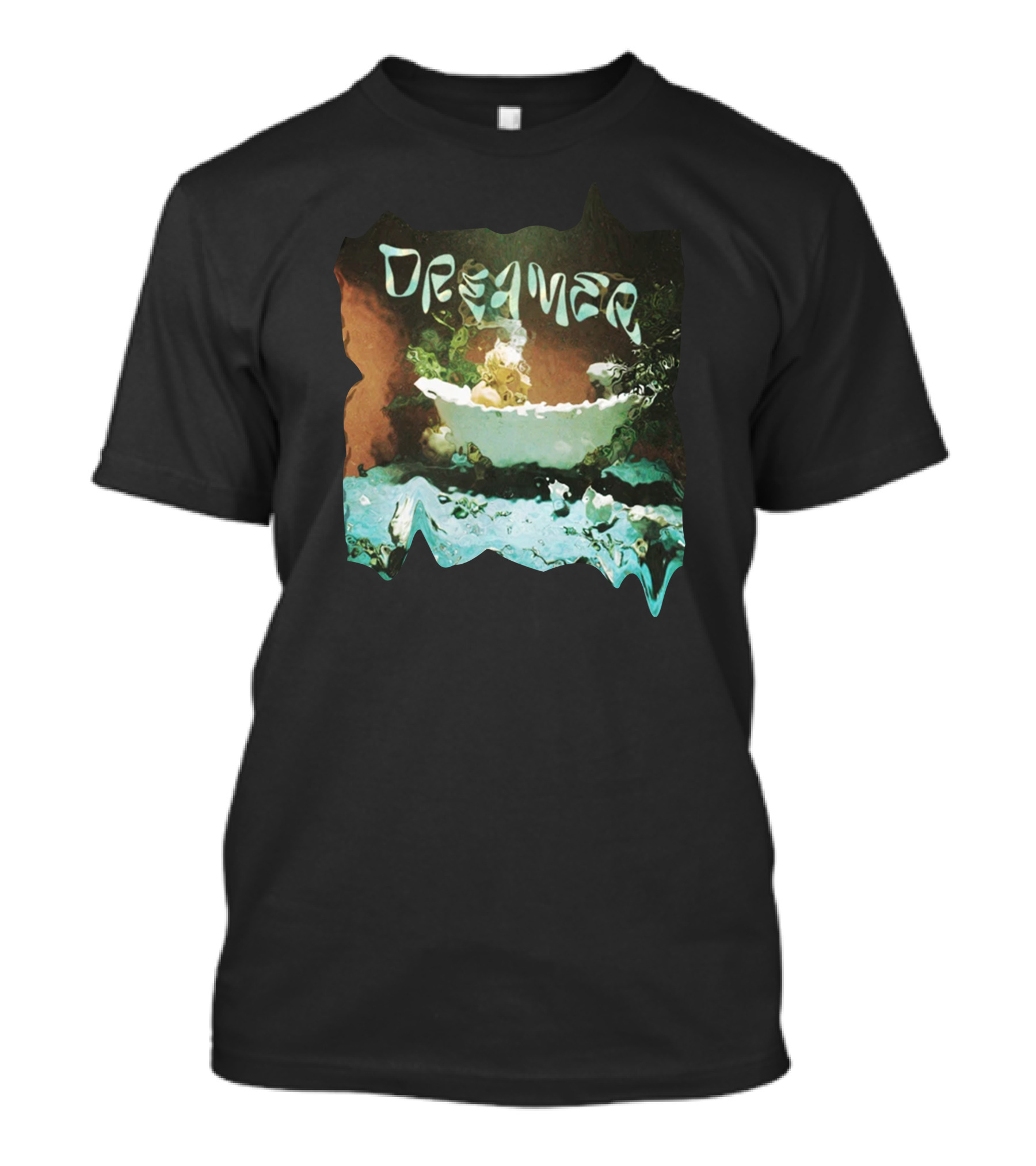 Dreamer Calm Abstract Wave Reflection T-Shirt