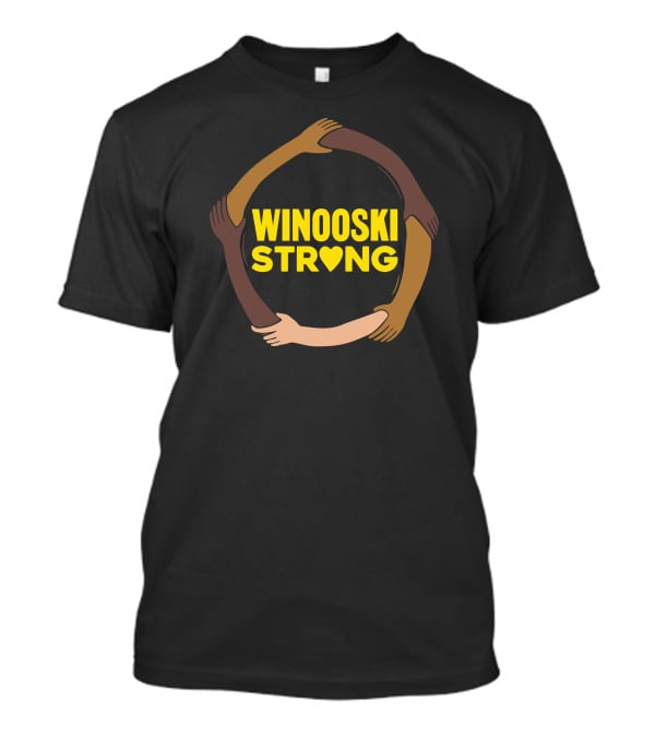 Winooski Strong Unity Hands Circle With Heart T-Shirt
