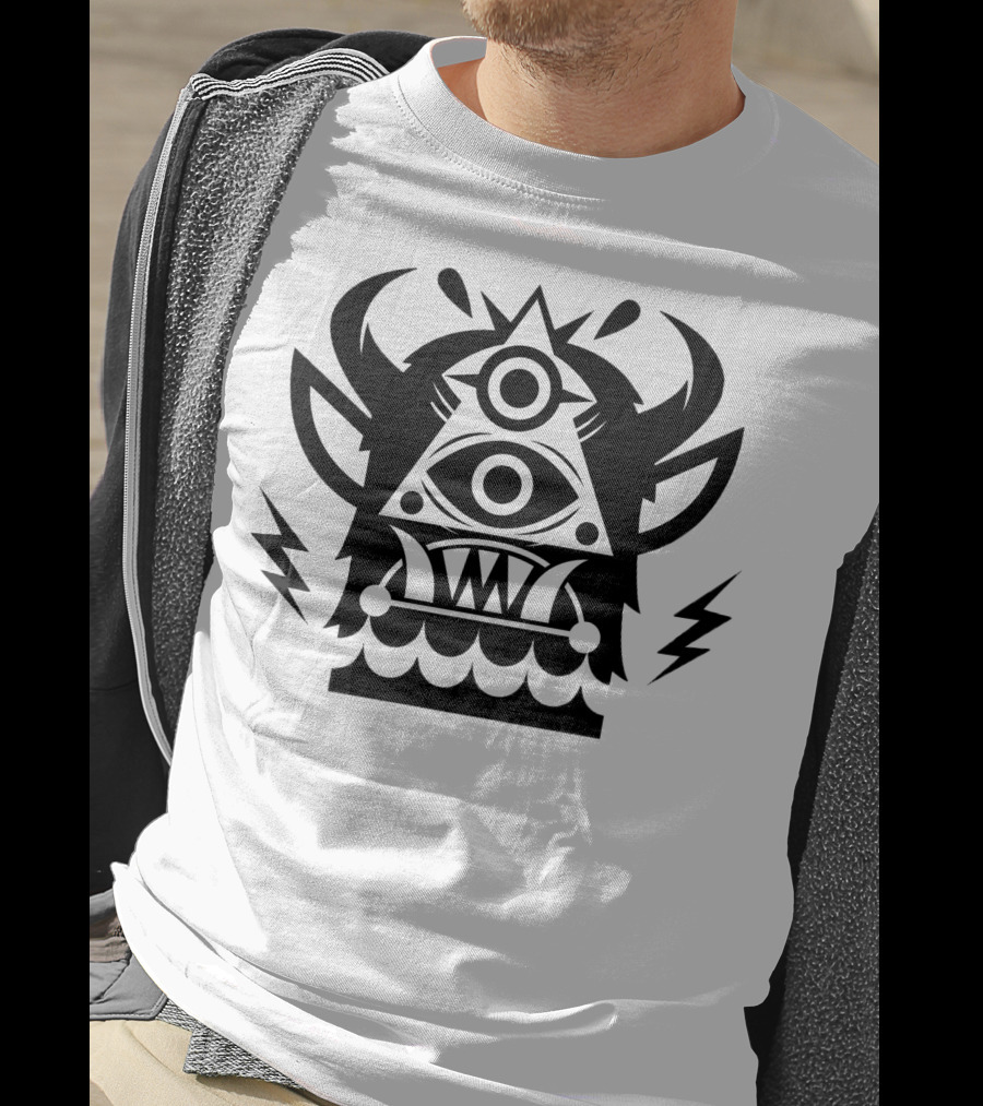 Jantsen Merch Third Eye Triangle Monster T-Shirt