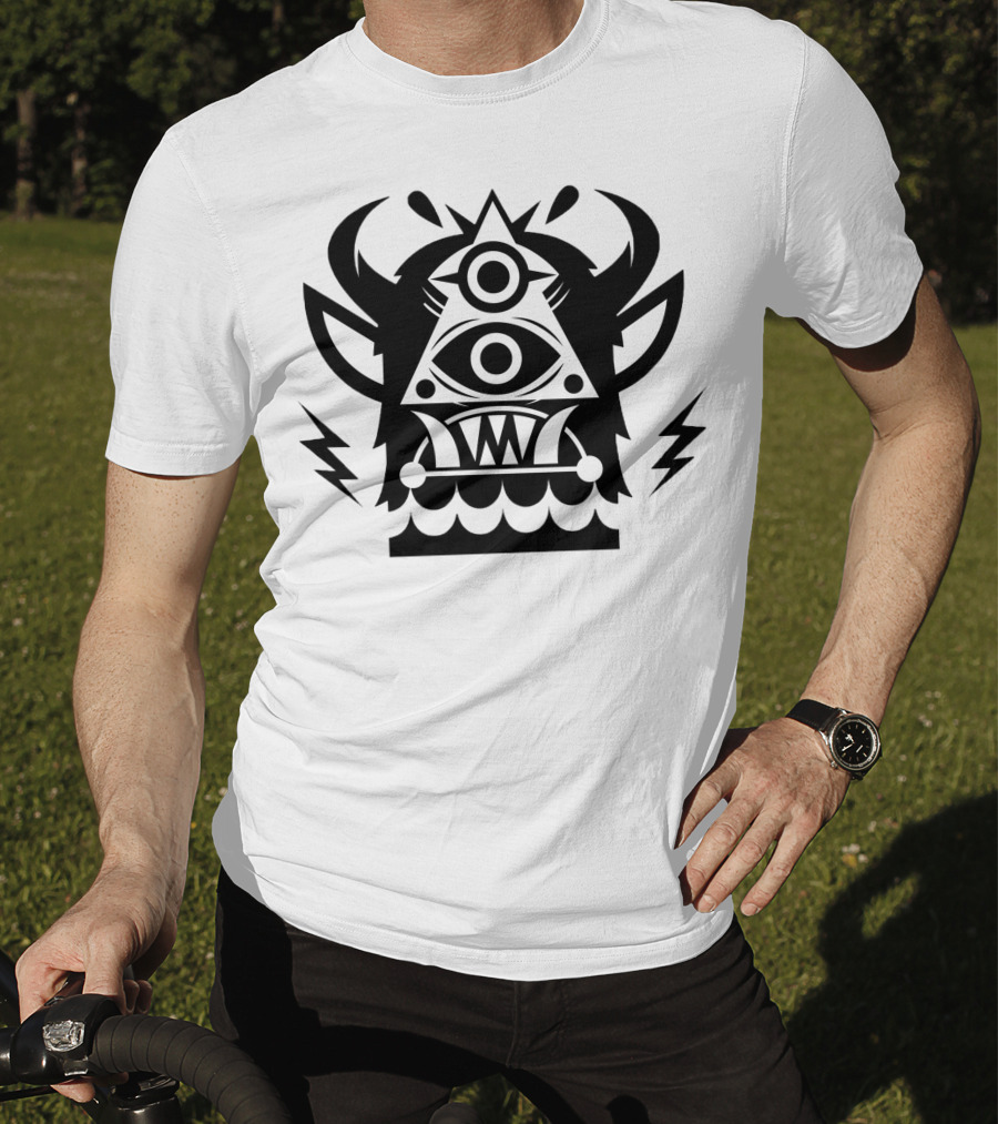 Jantsen Merch Third Eye Triangle Monster T-Shirt