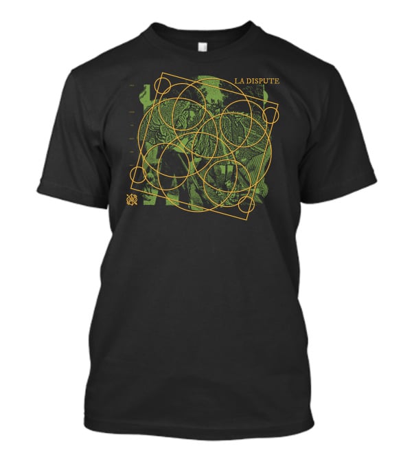 La Dispute Tiger Circles Green Abstract T-Shirt