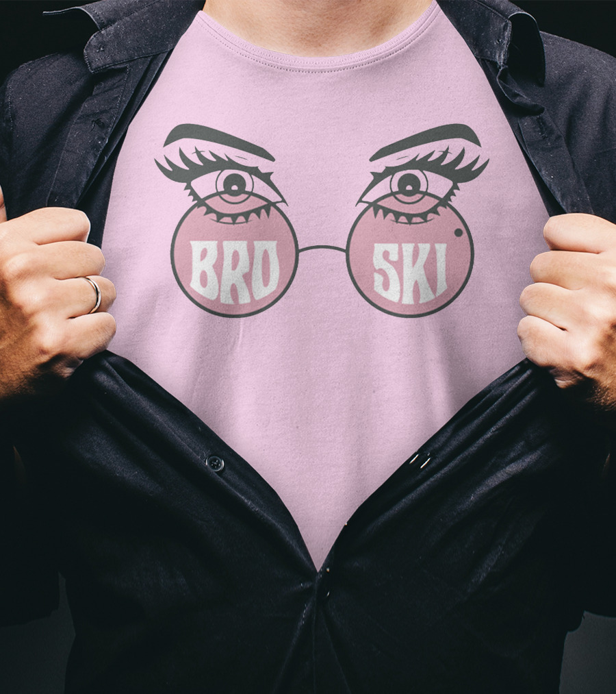 Brittany Broski Bro Ski Eyeglasses T-Shirt