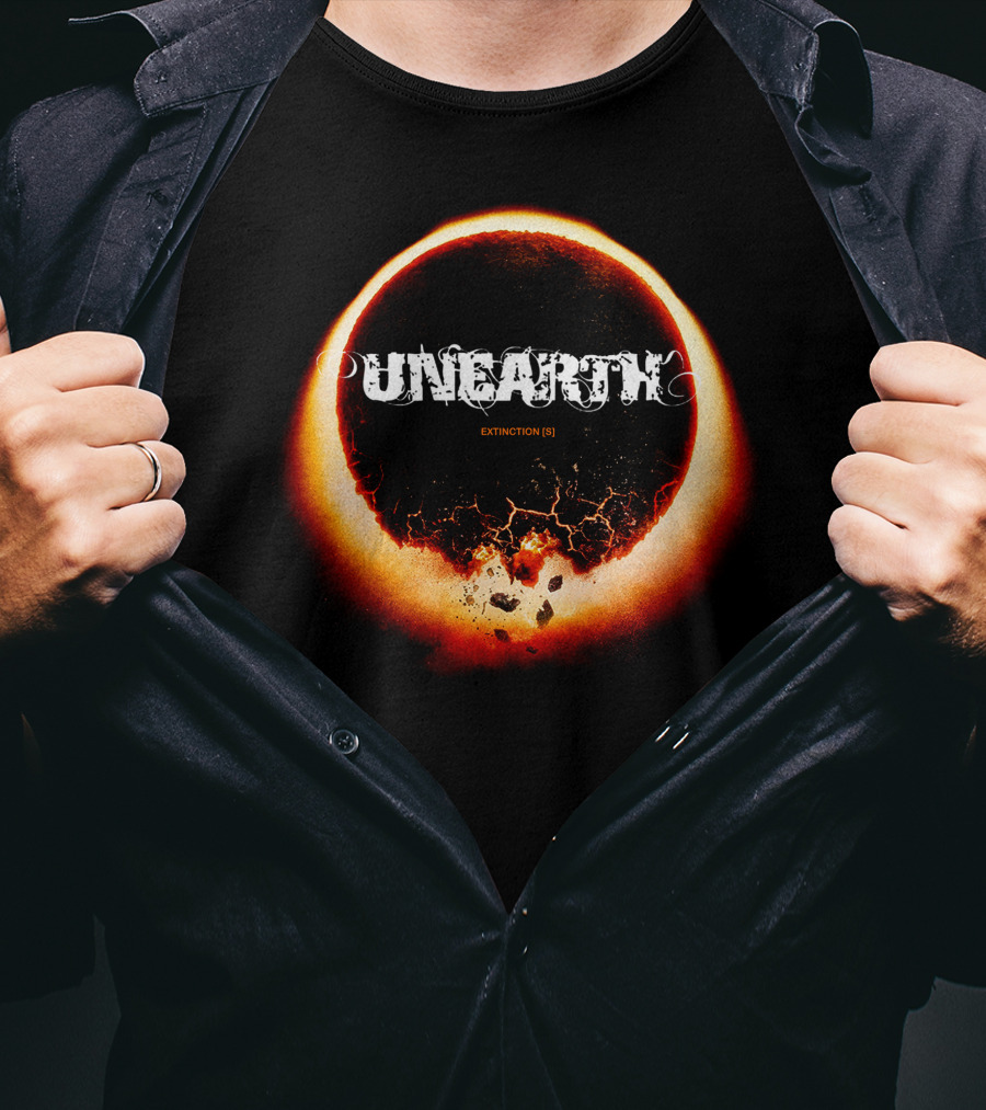 UNEARTH Extinction [9] Solar Eclipse Event T-Shirt