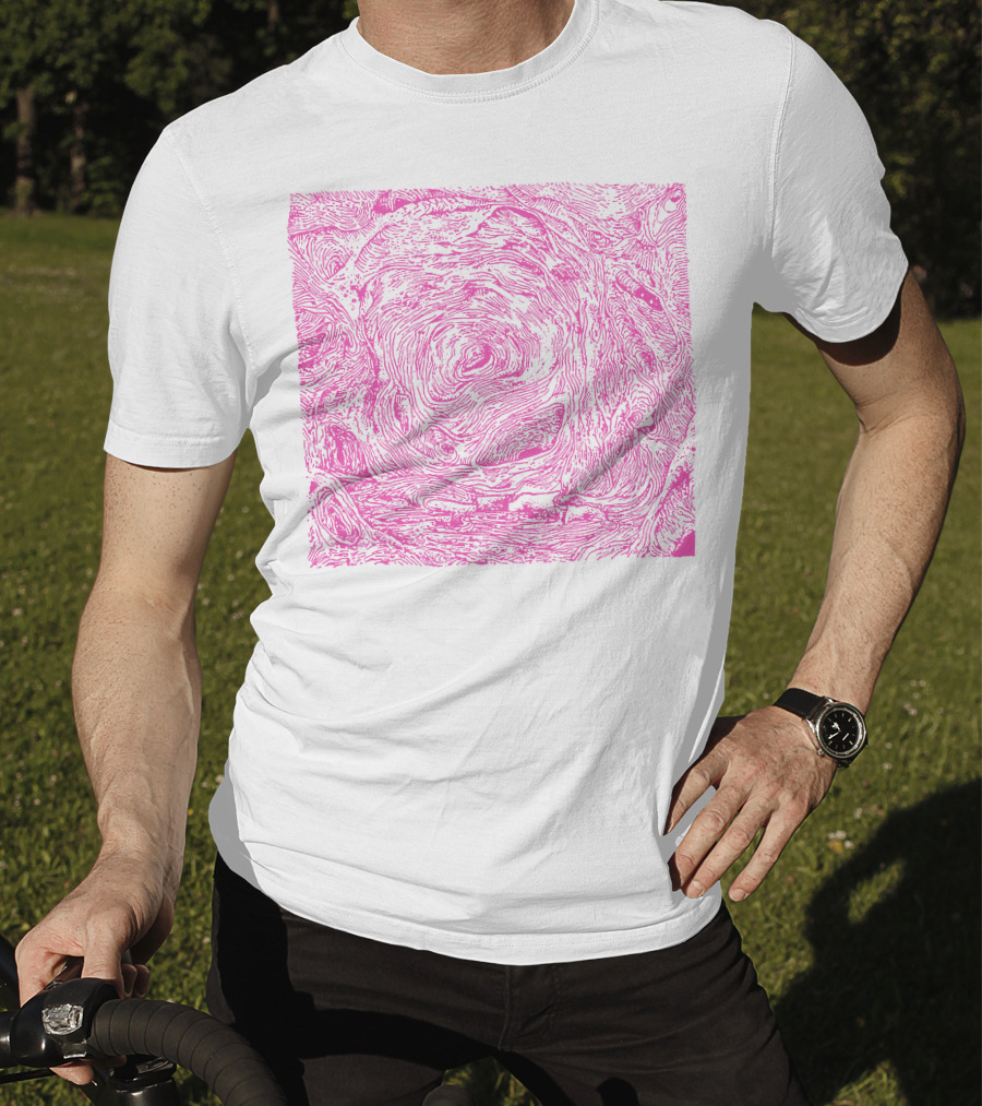 Fewjar Merch Pink Swirl T-Shirt