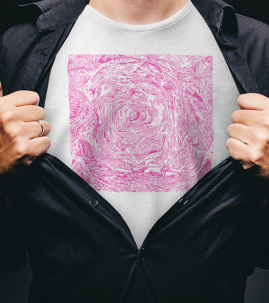 Fewjar Merch Pink Swirl T-Shirt