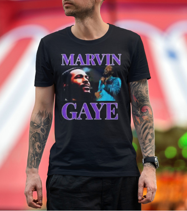 Premium T-Shirt: MARVIN GAYE T-Shirt MARVIN GAYE T-Shirt