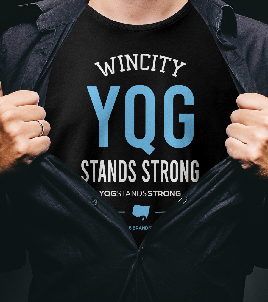 WINCITY YQG Stands Strong BB Branded #YQGSTANDSSTRONG T-Shirt