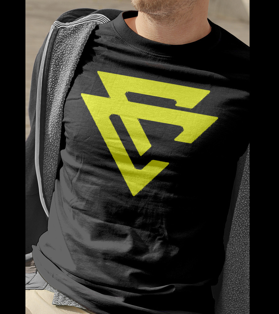 Capron Funk CF Logo Yellow And Black Merch T-Shirt