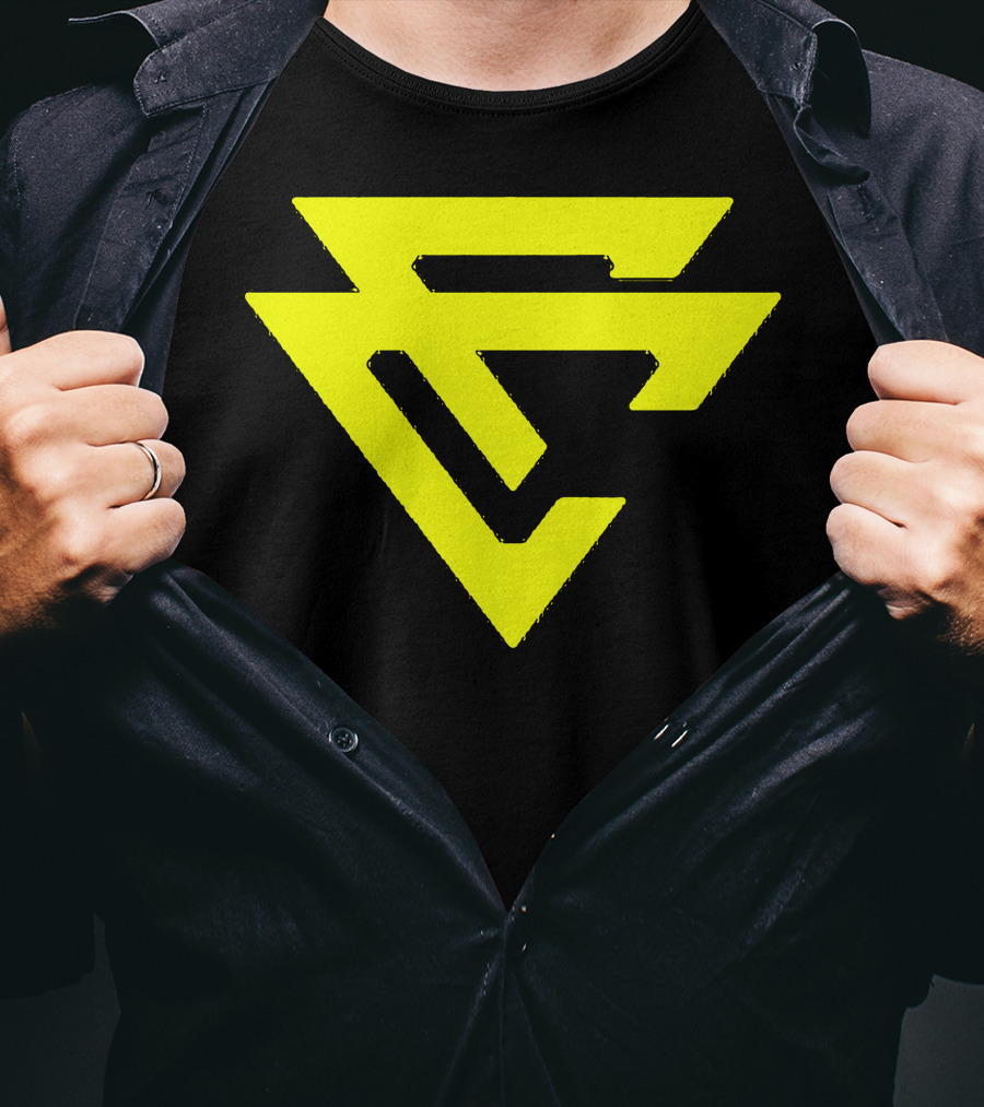 Capron Funk CF Logo Yellow And Black Merch T-Shirt