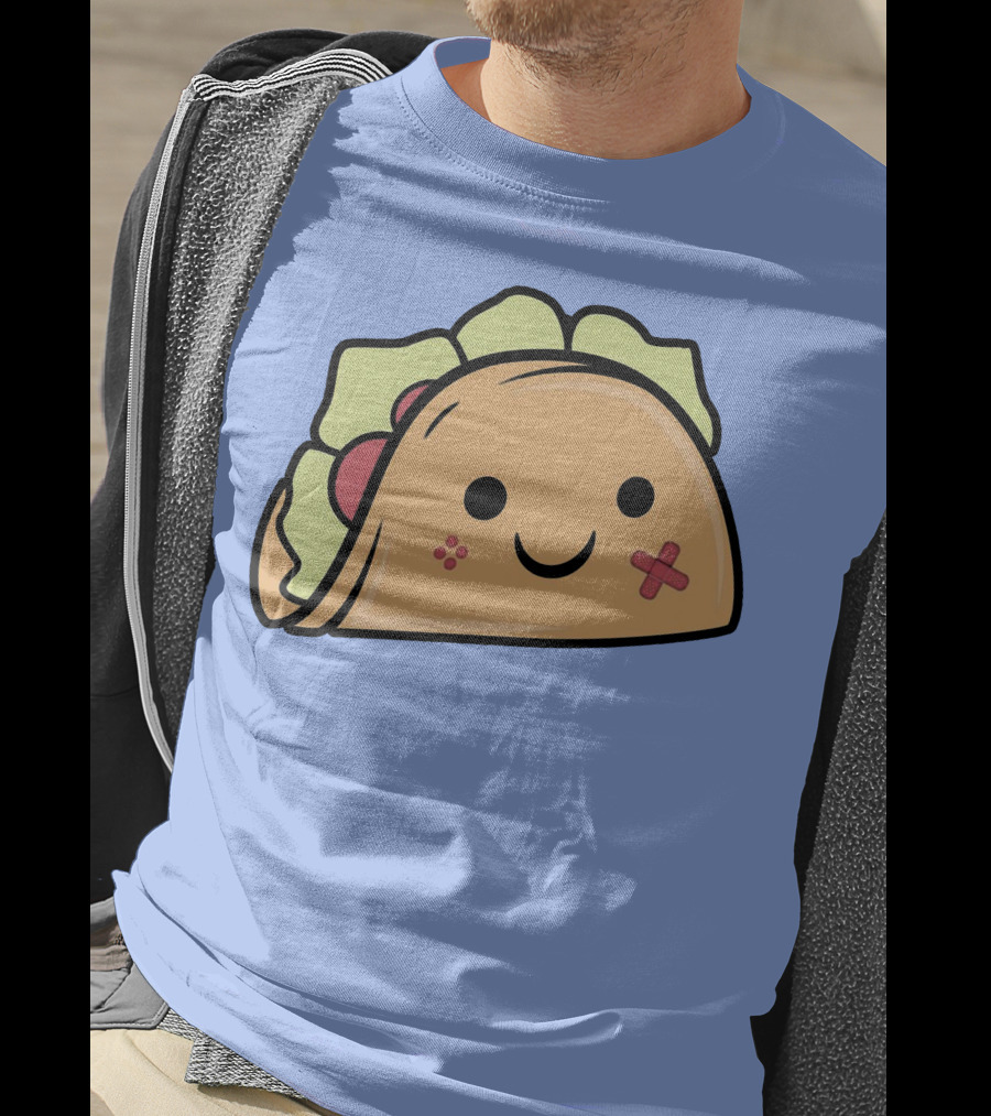 Kawaii Taco Cute Smiley Face Twent4tim Merch T-Shirt