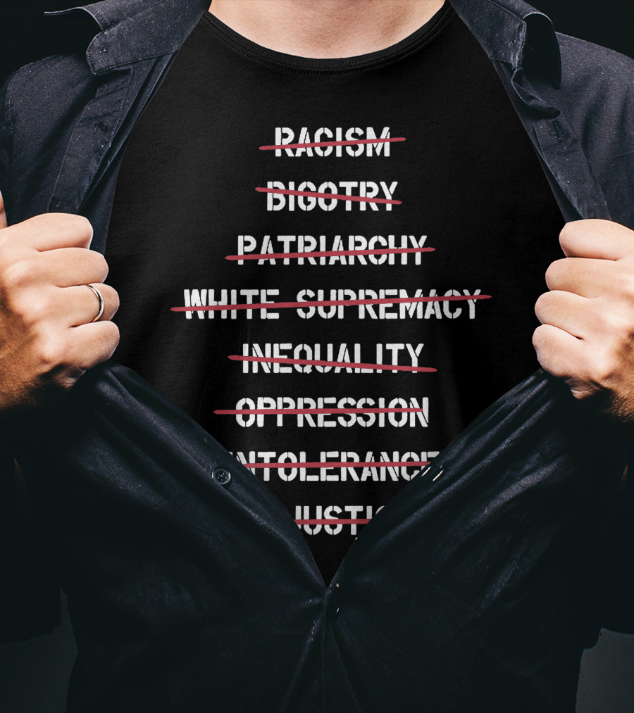 Hasan Piker Merch Racism Bigotry Patriarchy White Supremacy Inequality Oppression Intolerance Injustice T-Shirt
