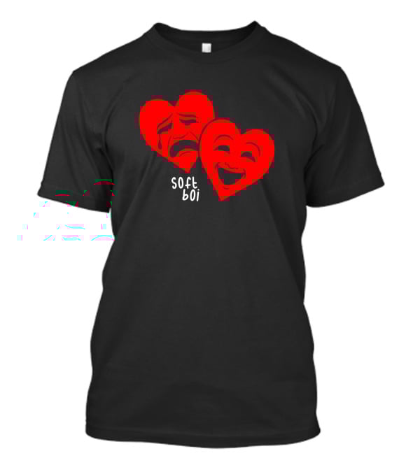 Soft Boi CrankGameplays Merch Heart Faces T-Shirt