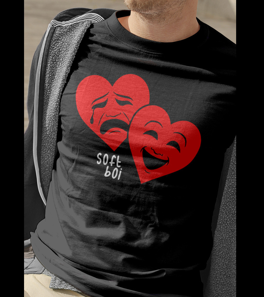 Soft Boi CrankGameplays Merch Heart Faces T-Shirt