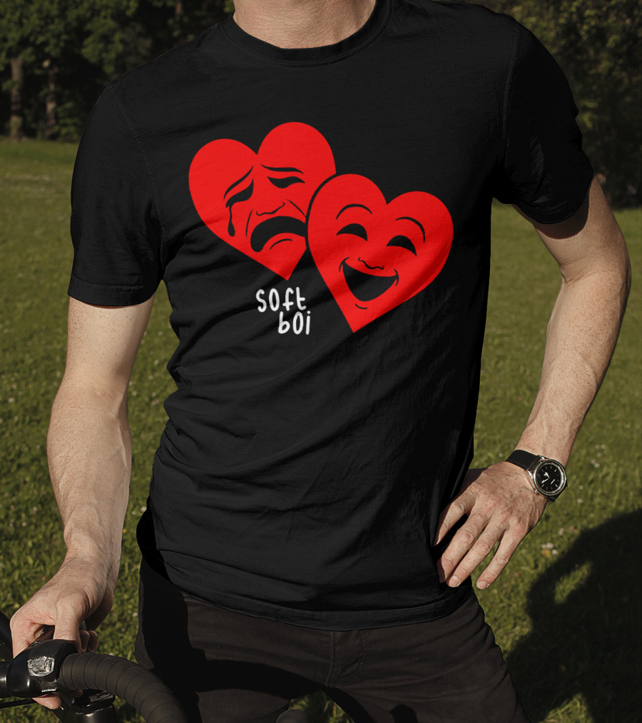 Soft Boi CrankGameplays Merch Heart Faces T-Shirt