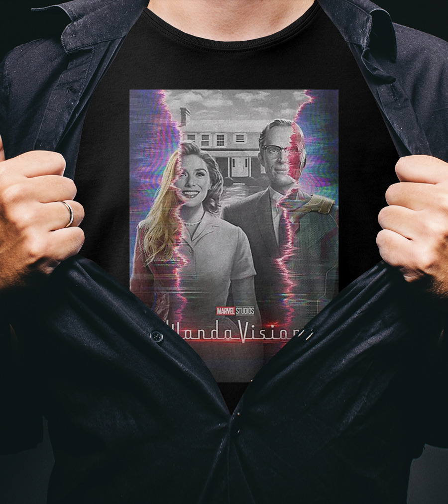 Marvel Studios WandaVision Retro TV Distortion T-Shirt
