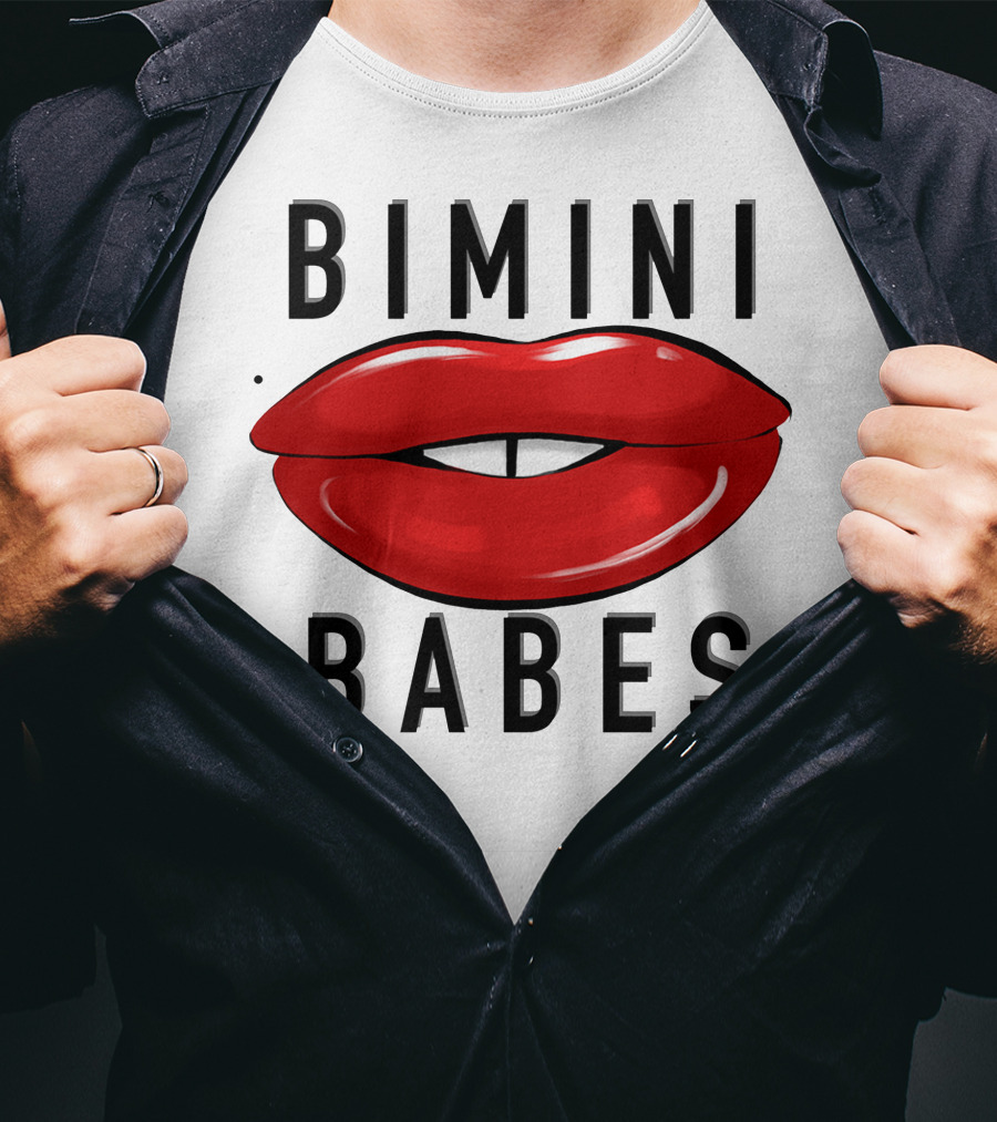 Bimini Babes Red Lips Bimini Bon Boulash Merch T-Shirt