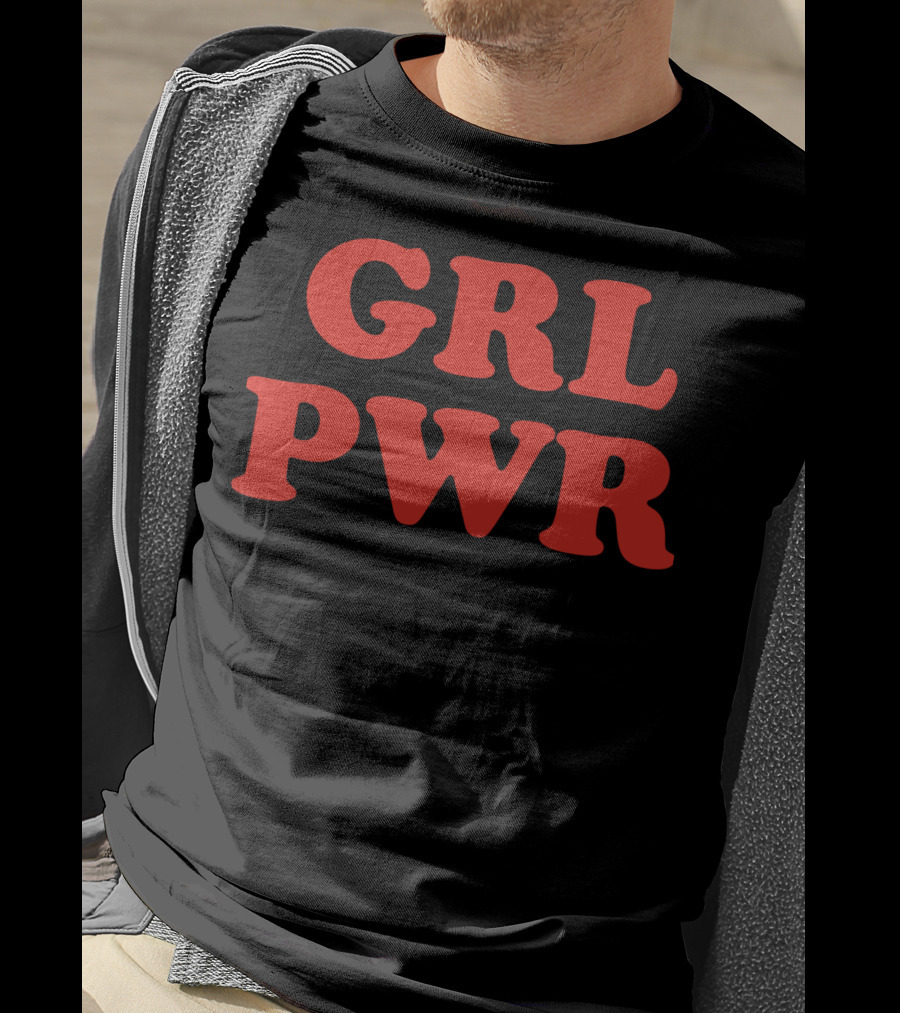 GRL PWR Bold Red Empowerment T-Shirt