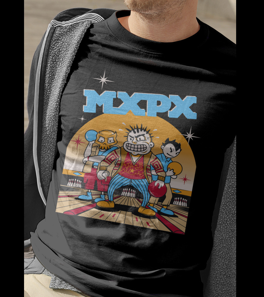 MXPX Bowling Alley Band Trio T-Shirt
