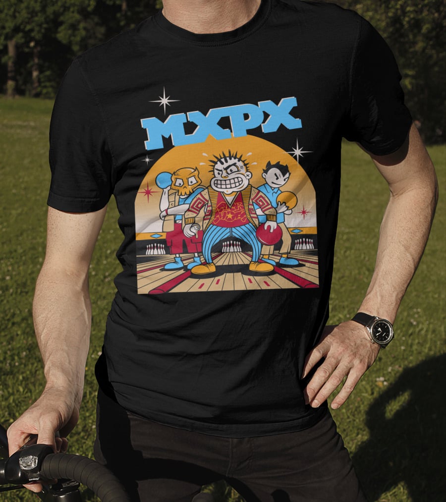 MXPX Bowling Alley Band Trio T-Shirt